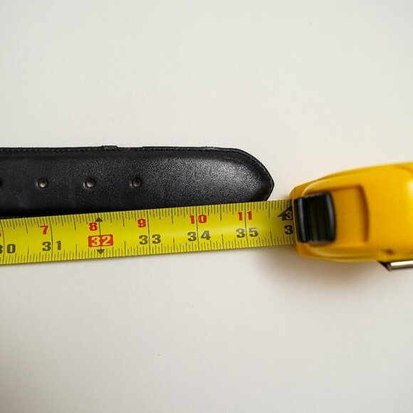 Vintage Le Cinture Di Marila Genuine Leather Italian Gold and Black Lion Belt - Picture 8 of 8